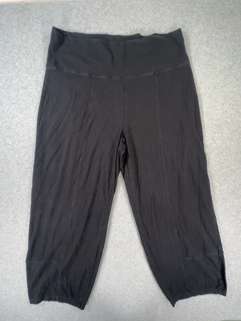 Eileen Fisher Cropped Pants Women's Black Size Medium